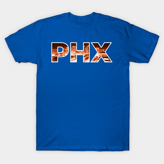 Phoenix Suns PHX Skyline T-Shirt by StupidHead